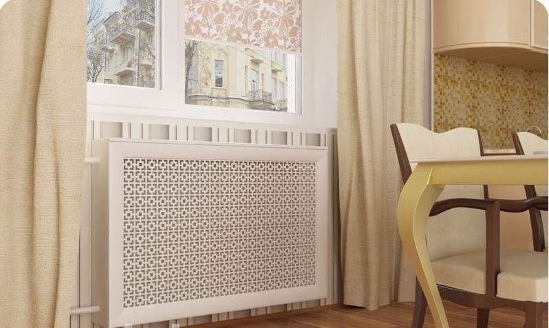 оформление пространства под окном